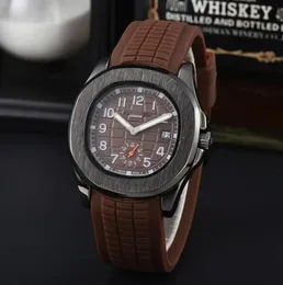 U1 Erstklassige AAA-Luxusmarkenuhr für Herren und Damen, 5968, automatische mechanische Uhrwerkuhren, moderne Qualitätsklassiker, transparente Rückseite, Kautschukarmband-Armbanduhr 8Y99