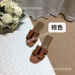 Summer Sandal Slipper Pattern Oranh 2024 Oran High Edition Sheep Flat Bottom Palm Designer Women Slip Slippers Sandals Beach Shoes 8DWC