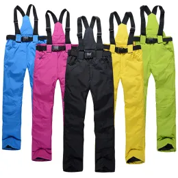 Poles Women Ski Pants Brands New Outdoor Sports High Quality Suspenders Byxor Män Windsectow Water Snö snöbräda