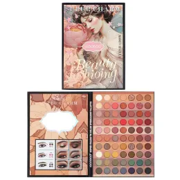 Shadow 70 Colors Sleeping Beauty Matte Eyeshadow Palette with Mirror Glitter Blush Dipment Professional Makeup Pletet