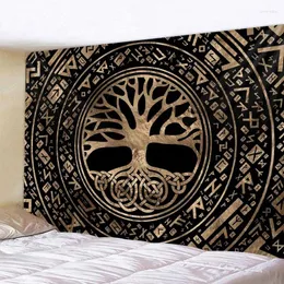 Гобелены с загадочным символом, украшение для дома, гобелен, мандала, сцена, настенная богемная декоративная простыня, одеяло для дивана