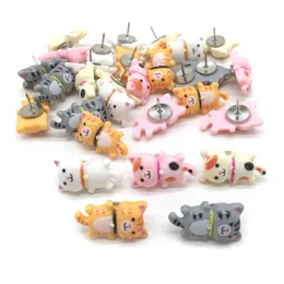 Push Pins Decorative Drawing Pins Cute Cat Animal Thumb Tacks for Home Office Classroom Photos Wall Maps Cork Boards