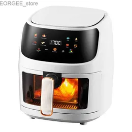 Air Fryers 6L 8L Deep Hot Selling Freezer Multi functional Intelligent Digital Electric Kitchen Air Fry Pan Y240402