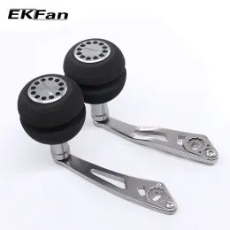 Bobina ekfan 7*4/8*5mm 92/94mm EVA Knob Aluminum Ligany Fishing Reel Handle Rocker Single Fishing Cartol