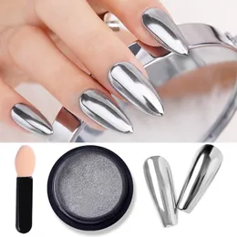 1Box Nagelspiegel Glitter Pulver Metallic Bunte Staub Metall Effekt Nagel Glitzer Golde Nagelkunst UV Gel Polnisch Chrom Flocken Staub