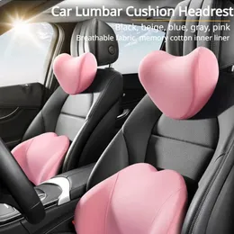 Memory Foam Car Headrest Szyjka poduszka do mycia poduszka do talii do fotelika samochodowego Poduszka Auto Lędźwiowa poduszka