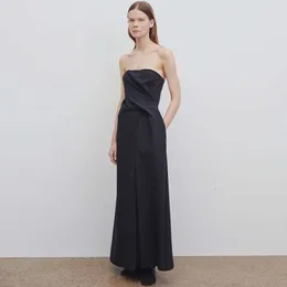 حالي H Low Classic Olcyless Dress for Womens Spring/Summer 2024 New Ultra Simple and Small A-Line Skirt