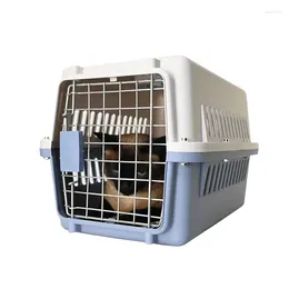 Cat Carriers Aviation Box Pet Dog Cage Przenośna torba zewnętrzna