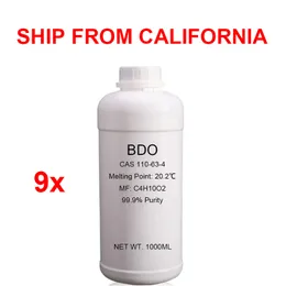 9KG 9Liter USA Stock 1 4 butanediol bdo 110-63-4 14bdo bdo 14 63 4 14 bdo 99.99 high putiry