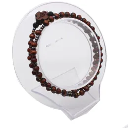 Pärlstavhalsband mini kapelet en bois armband croix catholique collier priere fyrnitures deglise chretienne droppleverans ot05g