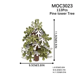 MOC Farm Farm Forest Flower Pott Flower Flower Tree Tree Bush Tree Plant Building Builds Toys Educational Toys for Children