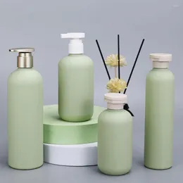 Storage Bottles 4 Pcs Travel Bottle Water Dispenser Hand Soap For Bathroom Avocado Plastic Shampoo Conditioner