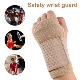 1 par Elastic Bandage Wrist Guard Support Arthritis Sprain Band Carpal Protector Hand Brace Accessories Sport Safety Arvband