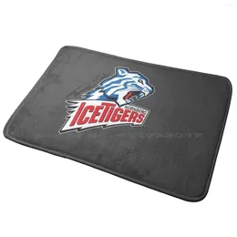 Carpets Ice Tigers Entrance Door Mat Bath Rug Team Pople Awesome Hockey World Club Mens