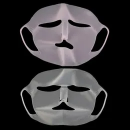 NUOVA 2024 Maschera per il viso in silicone riutilizzabile riutilizzabile di sollevamento idratante rassodante anti -rughe v forma a forma di foglio di gel maschera per la pelle fissa cuta