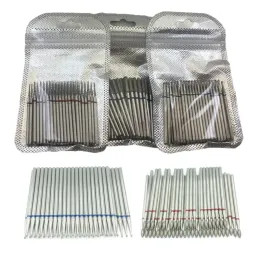 Behandlungen 50 Teile/satz Bohrer Set für Nägel Cutter Dental Diamant Schleifen Polnisch Burs Dental Labor Polierer 2,35mm Schaft Nagel werkzeuge