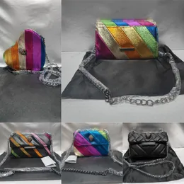 Kurt Geiger Handbag Eagle Heart Rainbow Bag Luxurys Tote Leather Purse Decolder Bag Mens Shopper Crossbody Pink Clutch Chain Chest Bags