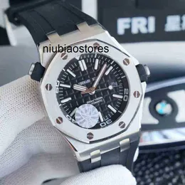 Mens Mechanical Luxury Watch Hollow Movement Hightiss Swiss Watches Brand Designer防水高品質のステンレス鋼自動VUZ1