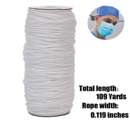 3mm 51050100m Elastic Rope Sewing Elastic Ribbon Cord Stretch Band Craft Sew Trim Sewing DIY Garment Accessories4912755