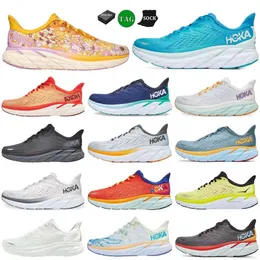 Hokaas One Bondi 8 Running Shoes Womens Platform Sneakers Clifton 9 Men Women Blakc White Harbour Mens Women Trainers Runnners 36-48