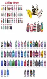 112 Kolory Neoprene Hand Sanitizer Uchwyt Chapstick Kolny Chapstick Lipstick Neoprene Blak Mini Bottle Cover Party F5669023