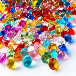 Rhinestones Crystal Stone Diving Gem Pool Toys Colorful Big Diamond con Box Summer Underwater Acrilic Pretones Set for Kids