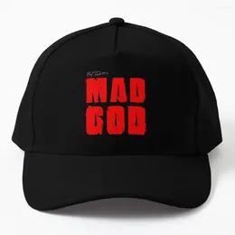 Ballkappen Mad God Signature Logo in Orphanblood Baseballkappe Kinder Hut Drop Man für die Sonne Männer Frauen