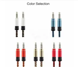 نسج Aux Aux Audio Cable Line 5ft 1.5m 3m 3m 3.5mm setero stereo aux extension cables for mp3 mp3 speaker pc 100pcs up ll