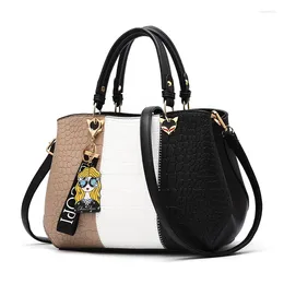 Bolsas de ombro de alta qualidade na moda all-match bolsas femininas outono e inverno simples pu grande capacidade de um ombro bolsa mensageiro feminina