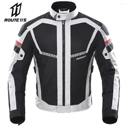 Motorcycle Apparel Jacket Men Summer Motocross Off-Road Motor Racing Breathable Mesh Reflective Protective Gear