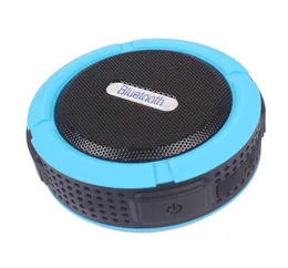 C6 Proteable Bluetooth Mini Portable Wireless USB Speaker Dusch Waterproof Sound Box Högtalar Boombox Subwoofer för LaptopCM3872127
