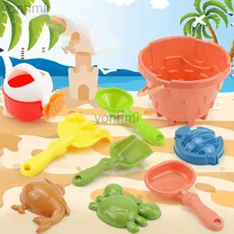 Sandspiel-Wasserspaß, 9-teiliges Strand-Sandspielzeug-Set, Outdoor-Sommerspiel, Kinder-Geschenk für Kinder, Kleinkinder, Jungen, Mädchen, 240402