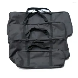 Sacos de armazenamento Oxford pano saco de bagagem portátil não tecido cubo piquenique bolsa impermeável tenda ao ar livre