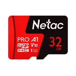 Netac P500 Extreme Pro MicroSD Kart 256GB 128GB 64GB 32GB Destek 4K araba DVRSurveillance Camerasports Kamera