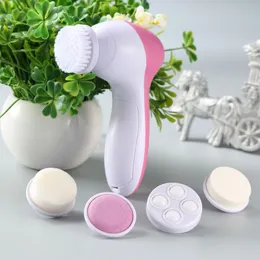 공장 직접 5-in-one Facial Cleanser 전기 회전 페이셜 클렌저 페이셜 마사지 기공 청소기 얼굴 브러시