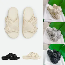 Leichte Stoff-Slide-Sandalen für Damen, Cross-Casual-Slider, Hausschuhe, Designer-Sandale, Outdoor-Slipper, Zimmer-Slides, Sandalies, Plattform, Komfort, Strand, Pool-Schuhe