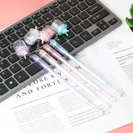 5 stücke Wishing Flasche Stern Anhänger Spielzeug Gel Stift Schule Officel Lieferungen Schreibwaren Nette Kawaii Kreative Schöne Süße