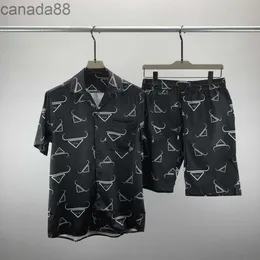 Crime Summer Fashion Mens TrackSuits Spodnie na Hawajs Set Set Designer koszulki