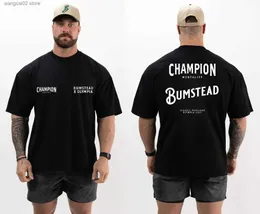 Herren-T-Shirts CBUM T-Shirt Camiseta Merch Herrenbekleidung Training 100 % Baumwollhemd THAVAGE GYM Top Gym Großes T-Shirt Fr. Versand T240402