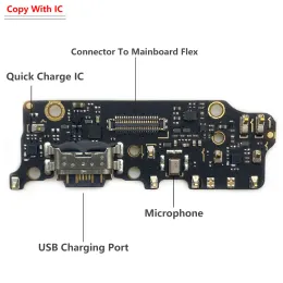 Novo para Xiaomi Mi A1 A2 A3 Lite 5x 6x CC9E Dock Connector Micro USB Carregamento Porta Flex Microfone Board