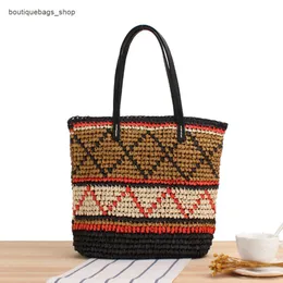 Dinner Bag Wholesale Retail New Ethnic Style Woven Crochet Single Shoulder Vacation Beach