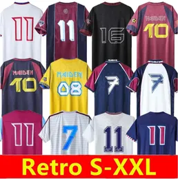 1986 89 West Hams Retro Futbol Forması Jersey Iron Maiden 1990 95 97 Di Canio Kanoute Lampard 1999 2001 2008 2011 Futbol Gömlekleri Erkek Üniforma Ord