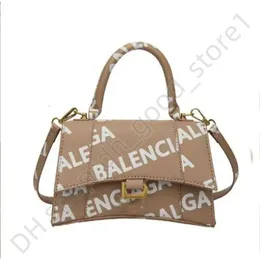 Borsa Baleciaga Glitter Piccola Mini Moda Borsa Balengiaga Designer Clessidra Totes Borse da donna Borse per la spesa Portafoglio in pelle PU con lettera 580