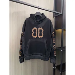 Männer Designer Hoodie Balencigs Mode Hoodies Hoody Herren Pullover Hochwertige Arbeitswaren 2023 Herbst Neue B Familie Doppel B Gedruckt WAREKB58 ZQUN ZQUN