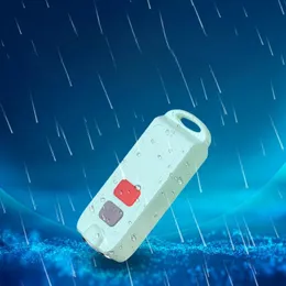 Neu 2024 130db Selbstverteidigung Alarm Schlüsselbund Mini USB wiederaufladbare Notfall -Taschenlampe persönlicher Alarmschlüsselkette mit LED -Licht für Frauen