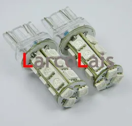 Giallo ambrato 7443 T20 18 SMD 5050 LED Light Car Turn Brake Stop Reverse Tail Rear Singal Lights Bulb7783798