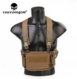 Emersongear Tactical D3CR Micro Chest Rig Modular For Plate Carrier Vest MOLLE Hunting Protect Airsoft Gear7558372