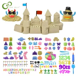 Ультра-светлый глиняный космический песчаный замок замок животные морские плесень детей Дети Diy Clay Model Toys Accessories DDJ