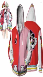MEN039S Hoodies Anime One Film Kırmızı Parçası Cosplay Costume Uta Luffy Corazon Hoodie Sweatshirt Kadın Erkekler Cadılar Bayramı Chirstmas Jack9607102