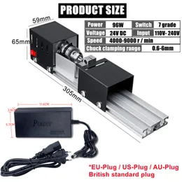 12-24V Mini torneio-metralhador de metralhador de torno conjunto padrão conjunto de budas de madeira diy machine de pérolas de pérolas de pérolas